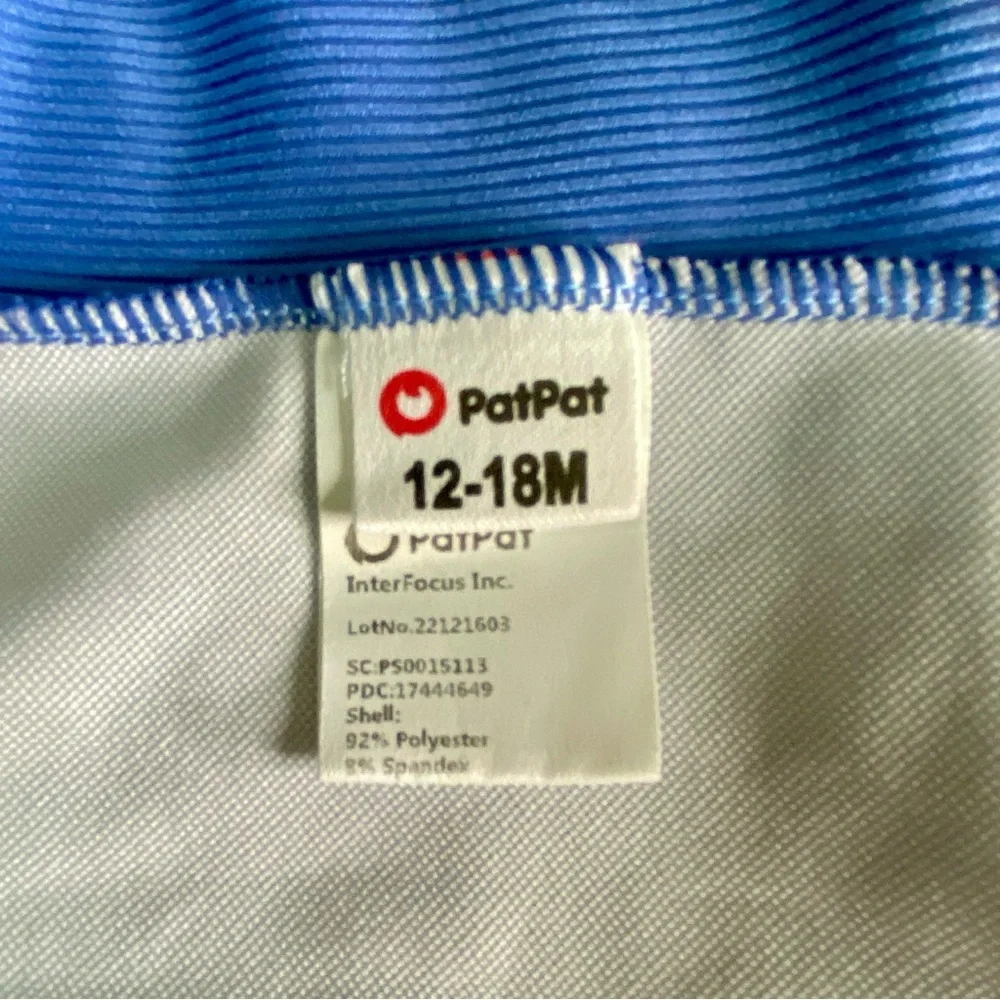 PatPat Blue Infant One-Piece Swimsuit | Size 12-18M